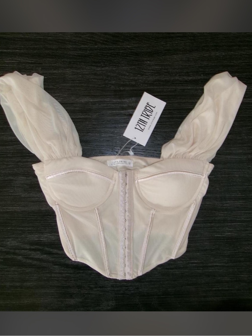 NWT - 12th Tribe Cream Corset